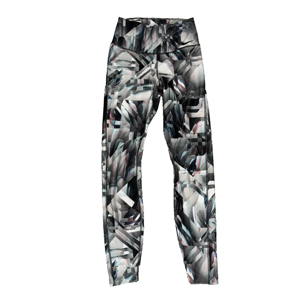 NIKE POWER LEGEND BOTANICAL‎ TRAINING TIGHTS X- SMALL RARE DRI-FIT YOGA PANTS